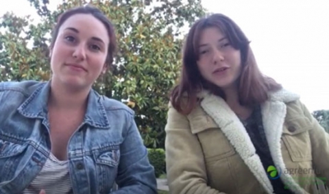 Emma Valentie et Clémentine Duvigneau, étudiantes à Bordeaux Sciences Agro
